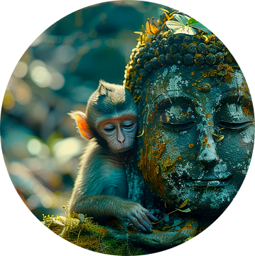 Buddha Meditation van Harry Hadders