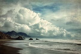 Neuseeländische Küste – traumhafte Meereslandschaft von BowiScapes – Kunst und urbane Wandgestaltung