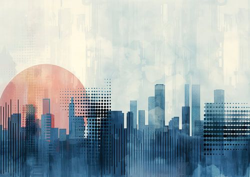 Cityscape | Cityscape in Red Dawn