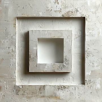Sereniteit in Structuur: Spel van Licht en Schaduw van Color Square