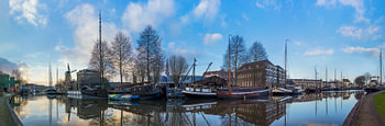 Gouda’s city centre with its historic harbour