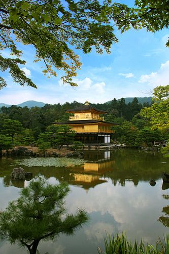 De gouden tempel van Kyoto.