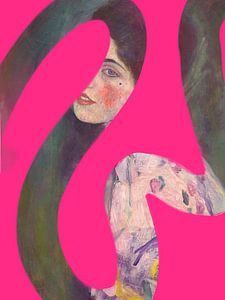 MOMY - Bildnis einer Dame, Gustav Klimt von Studio Palette