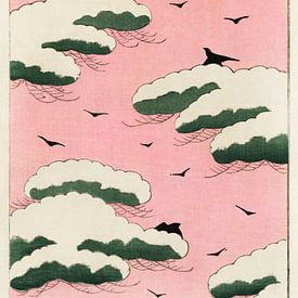 Pink sky illustration by Peter Balan