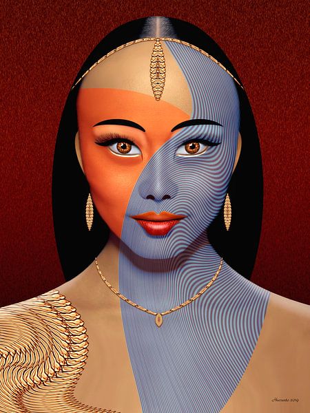 Unknown Tribe Member by Ton van Hummel (Alias HUVANTO)