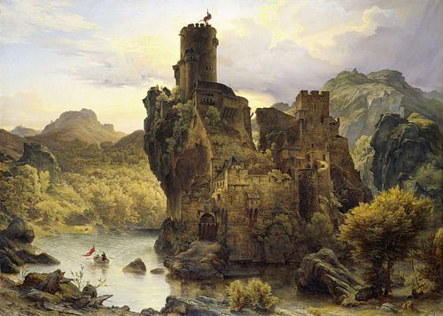 Ritterburg, Karl Friedrich Lessing