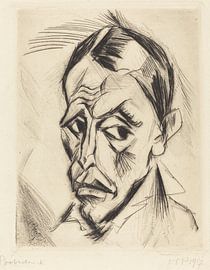 Max Pechstein – Self-Portrait, 1917 by Atelier Liesjes