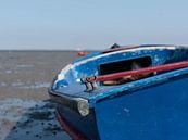blauwe boot in Krabbedijke van Anita Visschers thumbnail