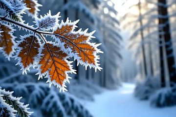 Silence glacial dans la forêt