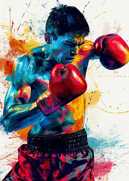 Boxing sport art #boxing by JBJart Justyna Jaszke