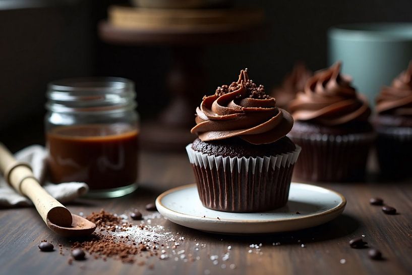 Chocolade Verleiding op een Bordje van Kleurenrijk