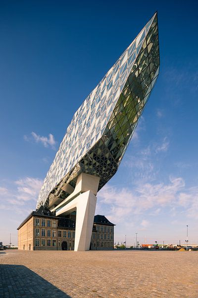 Hafenhaus, Antwerpen, Flandern, Belgien von Henk Meijer Photography