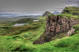  Landscape in the Quiraing, Scotland. von Edward Boer