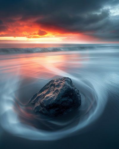 Lichtmagie aan de kust