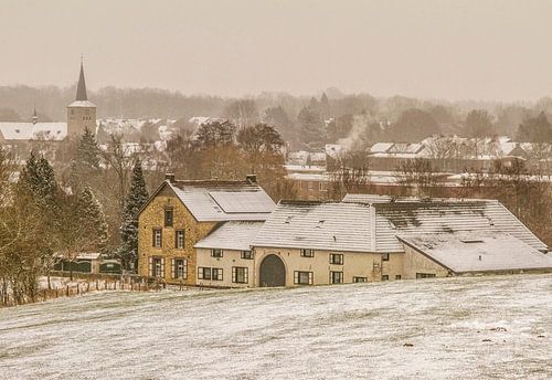 Simpelveld met De Witte Keizerin in de sneeuw