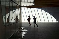 Running for the train