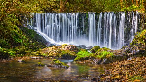 Waterfall "Mazo de Meredo", Asturias, Spain