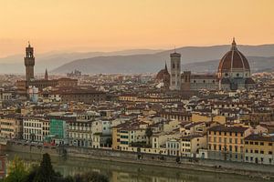 Sonnenuntergang in Florenz von Ilya Korzelius