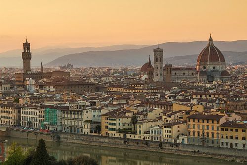 Zonsondergang in Florence