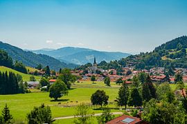 Oberstaufen in summer by Leo Schindzielorz
