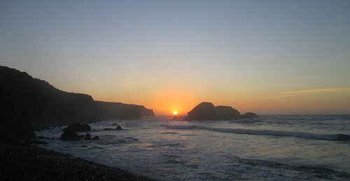 Sonnenuntergang - magische Abendatmosphäre am Jade Cove Kalifornien IV