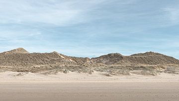 Strand en duinen bij Egmond aan Zee 2 van Rob Liefveld