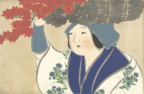 Brennholzverkäufer von Kamisaka Sekka, 1909