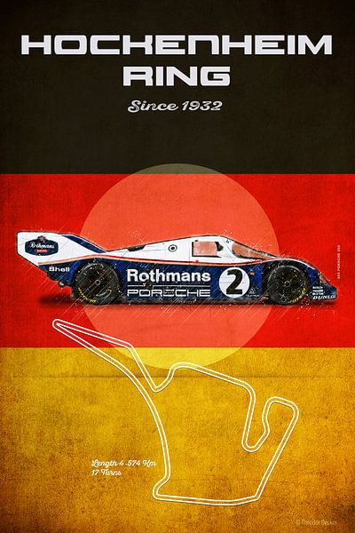 Hockenheim Ring Vintage by Theodor Decker