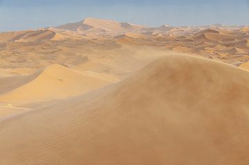 de Erg Chebbi woestijn in Marokko van Walter G. Allgöwer