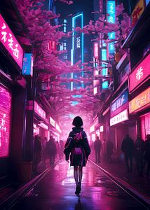 sakura cyberpunk sur jauhari picture graphic