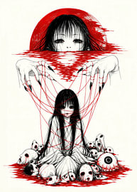 Dark Surrealist Marionette by moonmymuse7