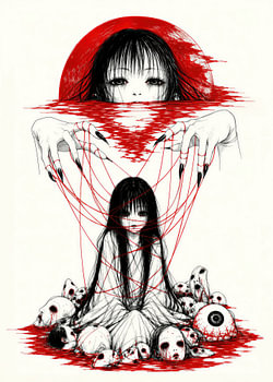 Marionnette surréaliste sombre
