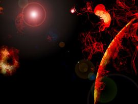 from the stars - a photographic collage by Reiner Borner