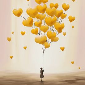 Banksy, meisje met ballon van Caroline Guerain