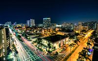 Blick über South Beach Miami von Floris Heuer Miniaturansicht