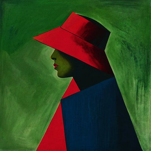 Oefening om een portret in zijaanzicht te maken