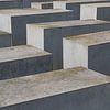 Blocs de béton du mémorial de l'Holocauste sur Mark Bolijn