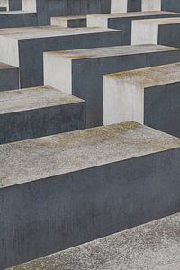 Concrete blocks of the Holocaust memorial by Mark Bolijn