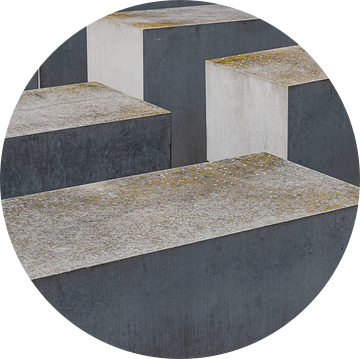 Betonblokken van het Holocaust monument