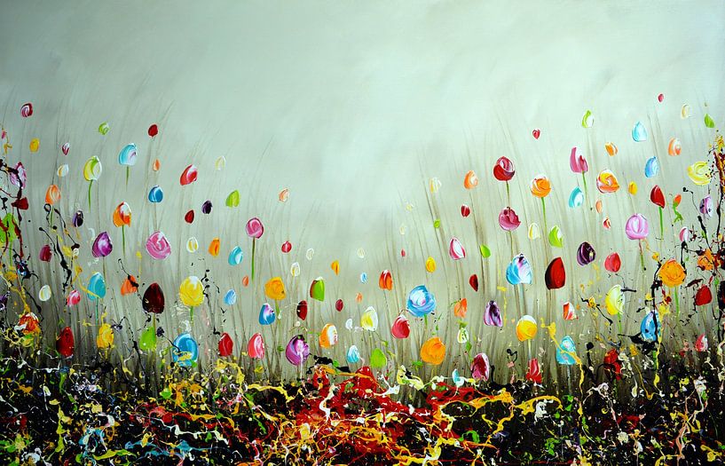 Flowers by Gena Theheartofart