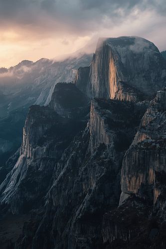 Twilight over the stone giants