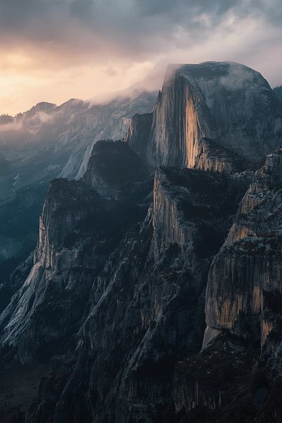 Crépuscule sur les géants de pierre par Dante S
