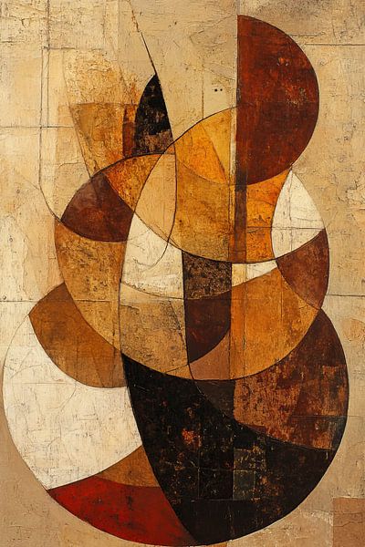 Geometric Earth tones by Zen and More