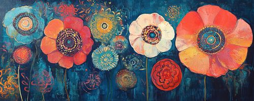 Bloemenzee | Levendige Bloem Kunst