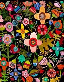 Jungle florale sur Sharon Nullmeyer