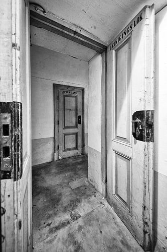 Fort krommeniedijk in zwart-wit