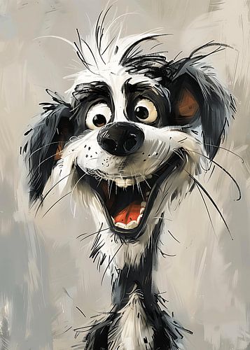 Border Collie Heureux – Joie de Vivre Pure