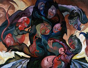 Stanisław Ignacy Witkiewicz - Nachbild der Sonne (1920)