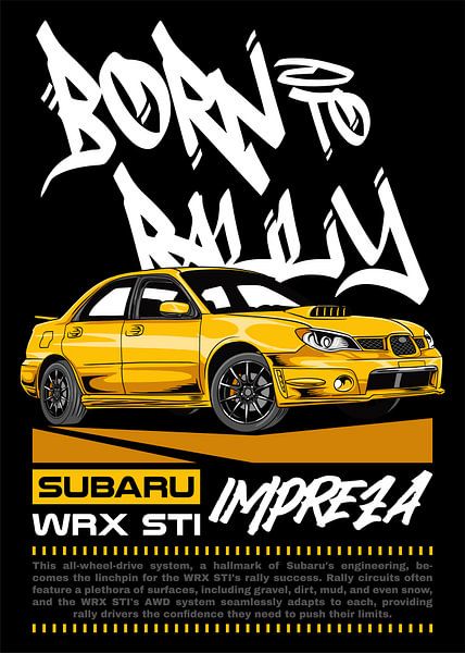 Subaru Impreza WRX STI JDM Car by Adam Khabibi