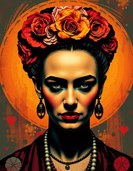 Frida Portrait classique 3 par MIROKKU